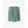 Viscose blend and sequin mini skirt