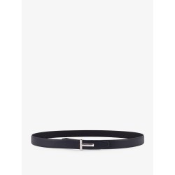 Hammered leather belt
