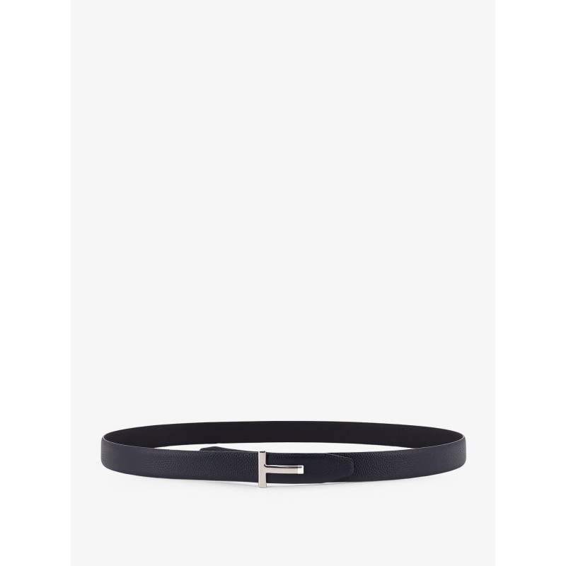 Hammered leather belt