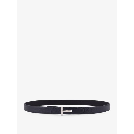 Hammered leather belt