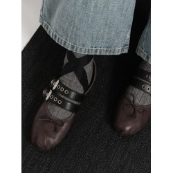 Leather ballerinas