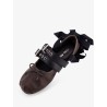 Leather ballerinas