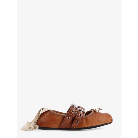 Leather ballerinas