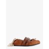 Leather ballerinas