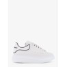 Oversized low-top leather sneakers