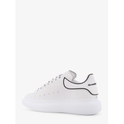 Oversized low-top leather sneakers