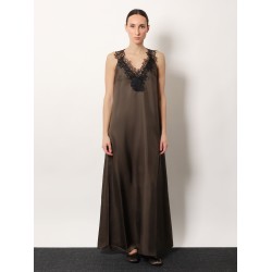 Silk long dress