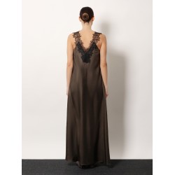 Silk long dress