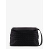 Andiamo leather shoulder bag with Intrecciato pattern
