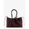 Pinacoteca leather handbag with Intrecciato motif