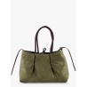 Pinacoteca leather handbag with Intrecciato motif