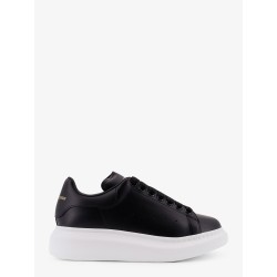 Oversized leather sneakers