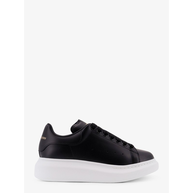 Oversized leather sneakers