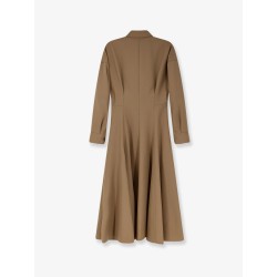 Wool shirt dress