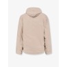 Cotton blend jacket with embroidered logo on the front