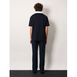Cotton piquet polo shirt