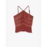 Asymmetrical top with fringes