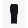 Draped midi skirt