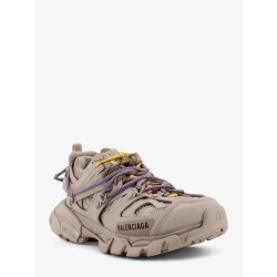 Track mesh sneakers with colored laces detail