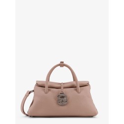 Hammered leather Dotta® Small crossbody bag