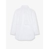 Backless cotton shirt