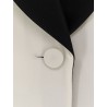 Wool blazer with satin lapel