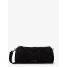 Mini Cylinder suede crossbody bag