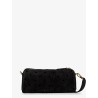 Mini Cylinder suede crossbody bag