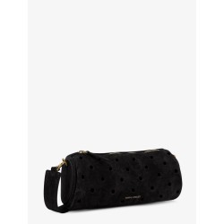 Mini Cylinder suede crossbody bag