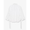 Lace-Up cotton shirt