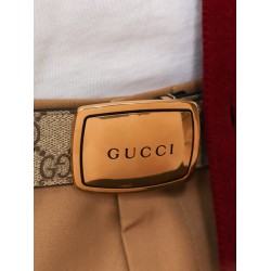 GG coated canvas belt