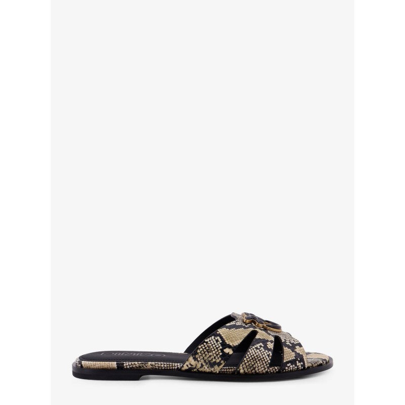 Milly low leather sandals