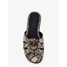 Milly low leather sandals