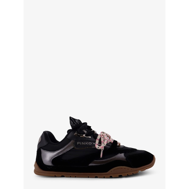Yulia suede sneakers with nylon inserts