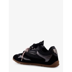 Yulia suede sneakers with nylon inserts
