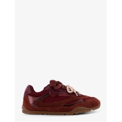 Yulia suede sneakers with nylon inserts