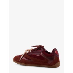 Yulia suede sneakers with nylon inserts