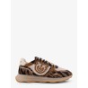 Zoe suede sneakers with mesh inserts