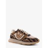 Zoe suede sneakers with mesh inserts