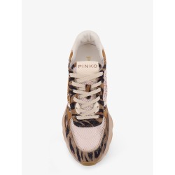 Zoe suede sneakers with mesh inserts