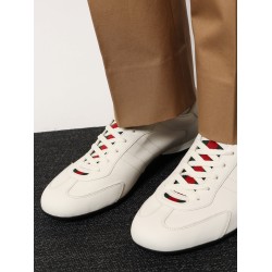 Gucci Shift leather sneakers
