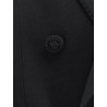 Virgin wool blazer with belt