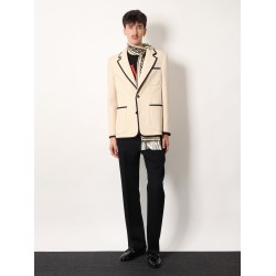 Single-breasted virgin wool blazer