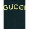 Wool sweater with frontal logo embroidery
