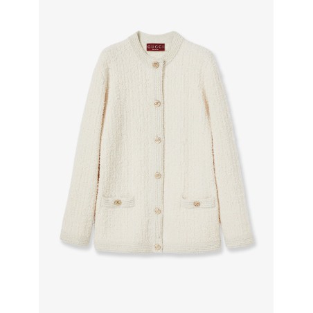 Wool and cotton blend cardigan