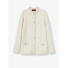 Wool and cotton blend cardigan
