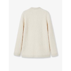 Wool and cotton blend cardigan