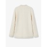 Wool and cotton blend cardigan
