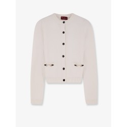 Wool and cashmere cardigan with metal Horsebit