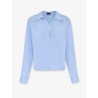 Stretch satin shirt